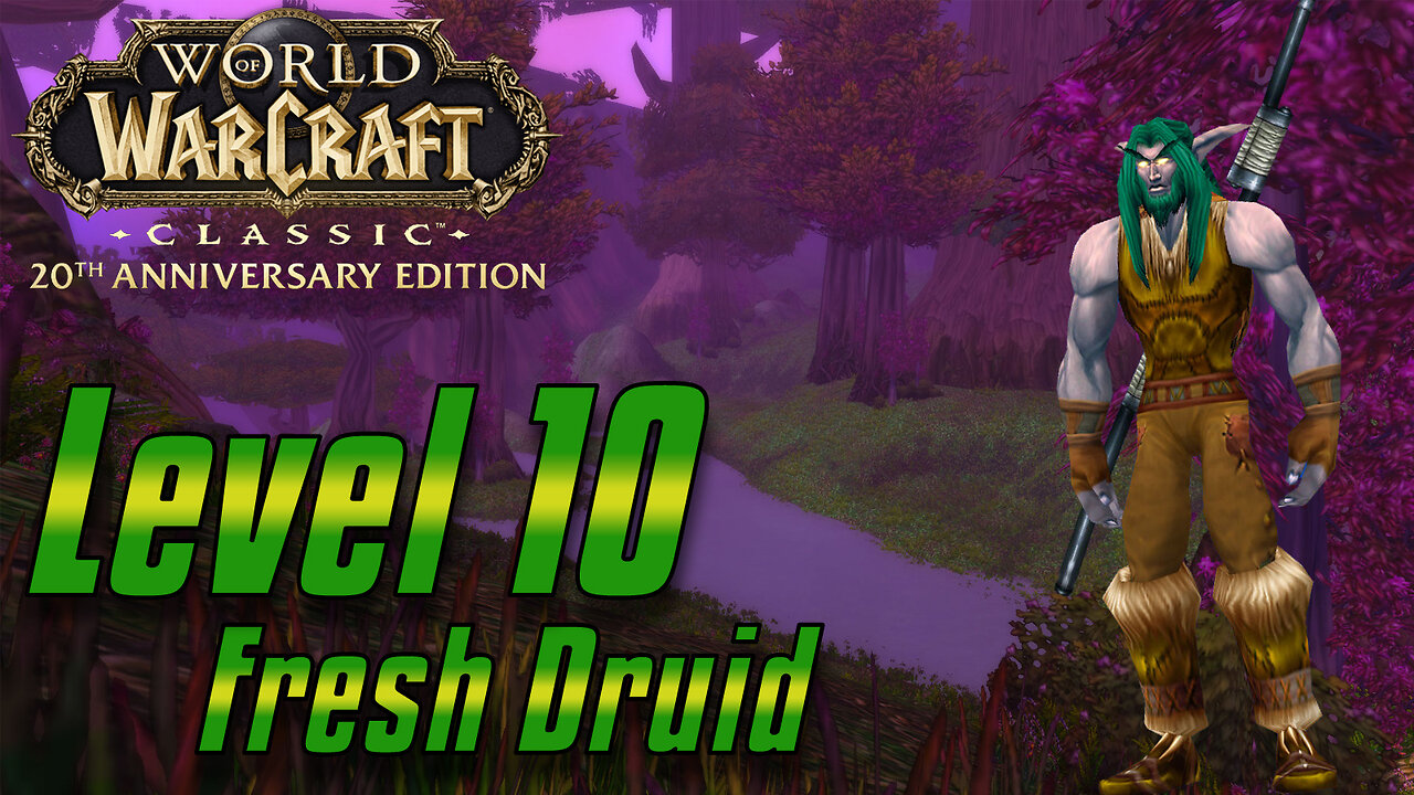 World of Warcraft: Classic Anniversary Edition | Level 10 Feral Druid | 500 Follower Goal