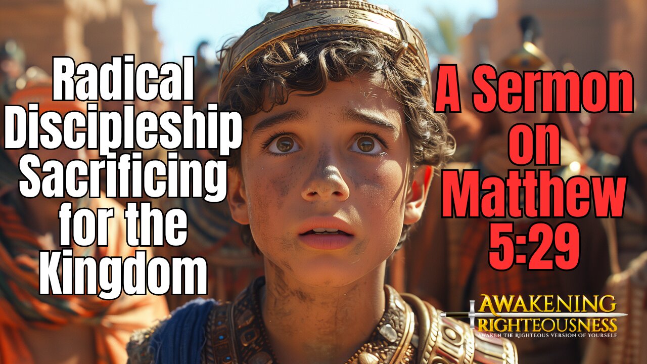 Radical Discipleship Sacrificing for the Kingdom A Sermon on Matthew 5:29 | Awakening Righteousness