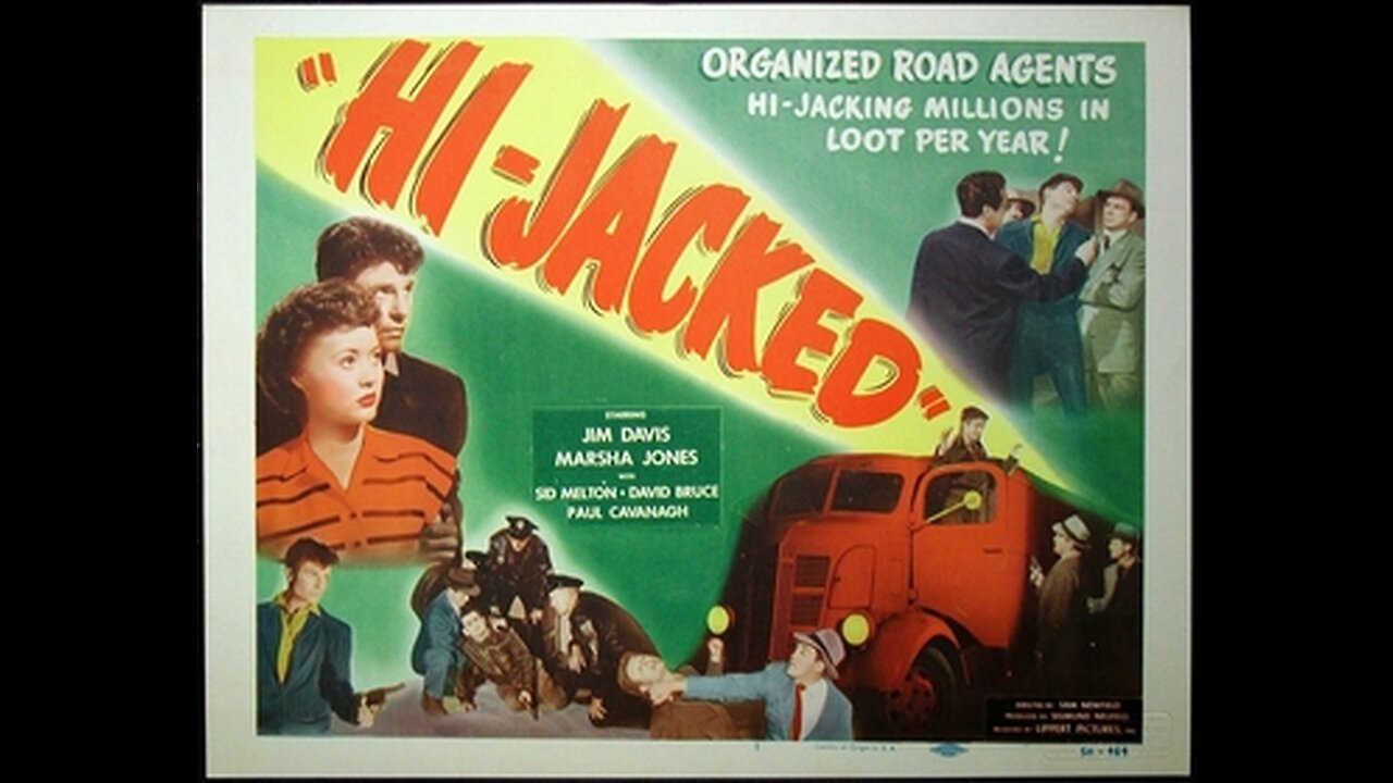 Hi Jacked 1950 Crime Film Noir Jim Davis, Marsha Mae Jones