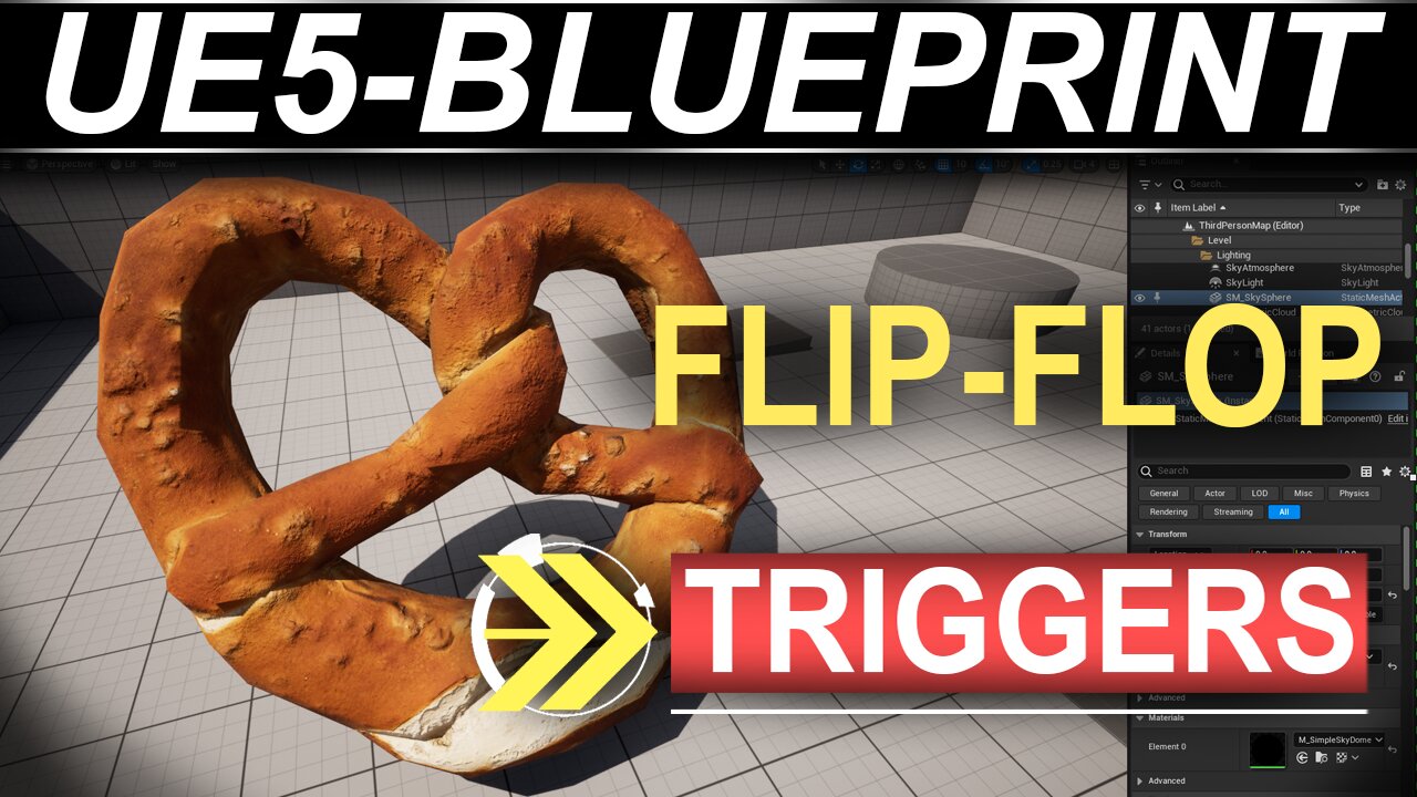 Unreal5 Blueprints: Flip-Flop Triggers