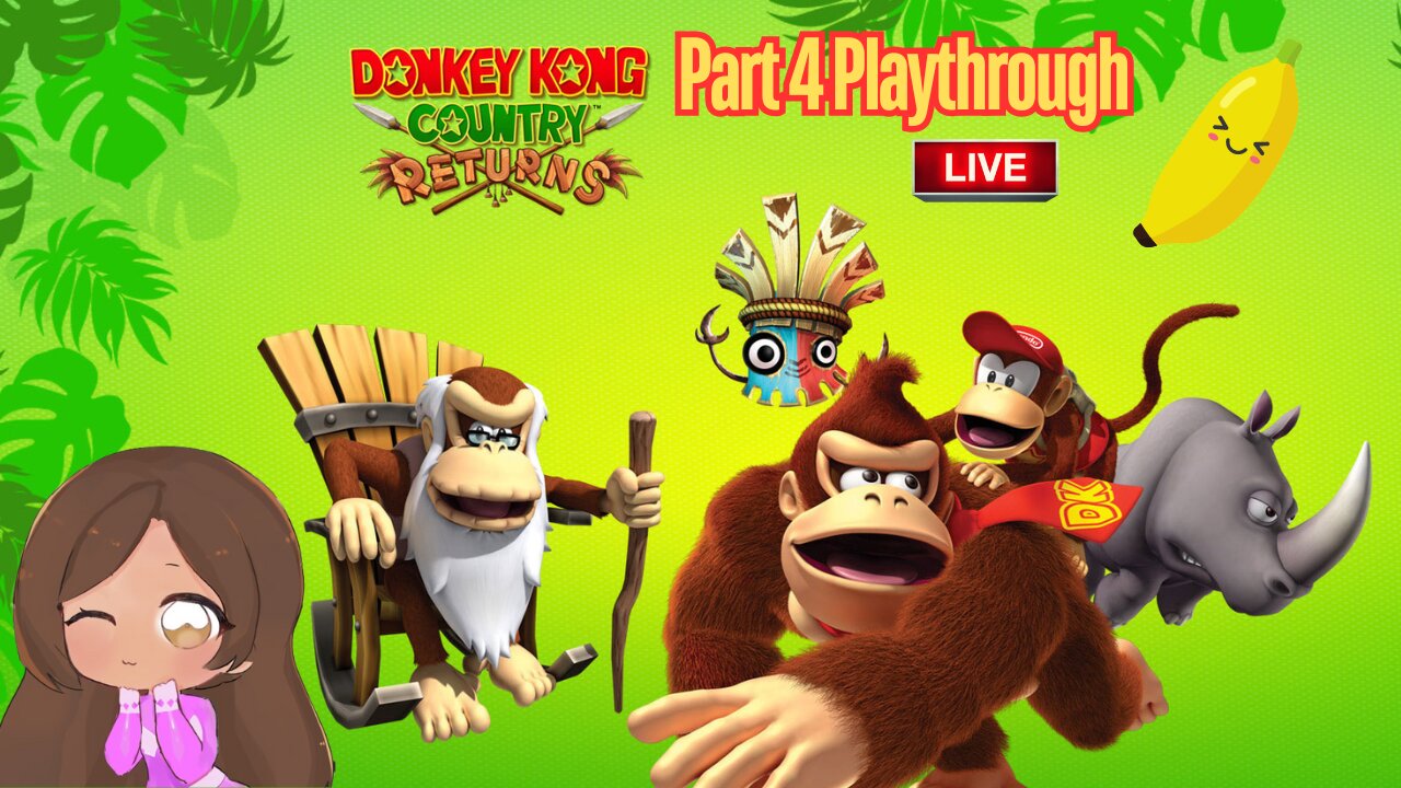 🔴-LIVE- {PNG/VTuber} Jedi Ranger: Donkey Kong Country Returns Part 4 Playthrough