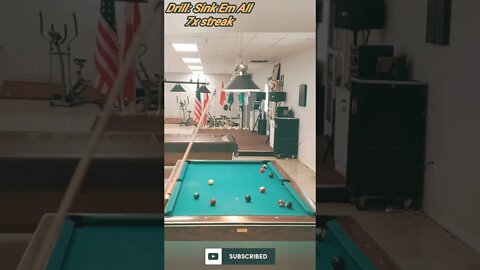 7x streak #drill #billiards