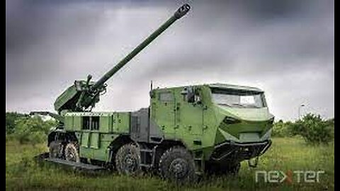 Obús francés de 155 mm CAESAR impactado por municiones rusa Lancet