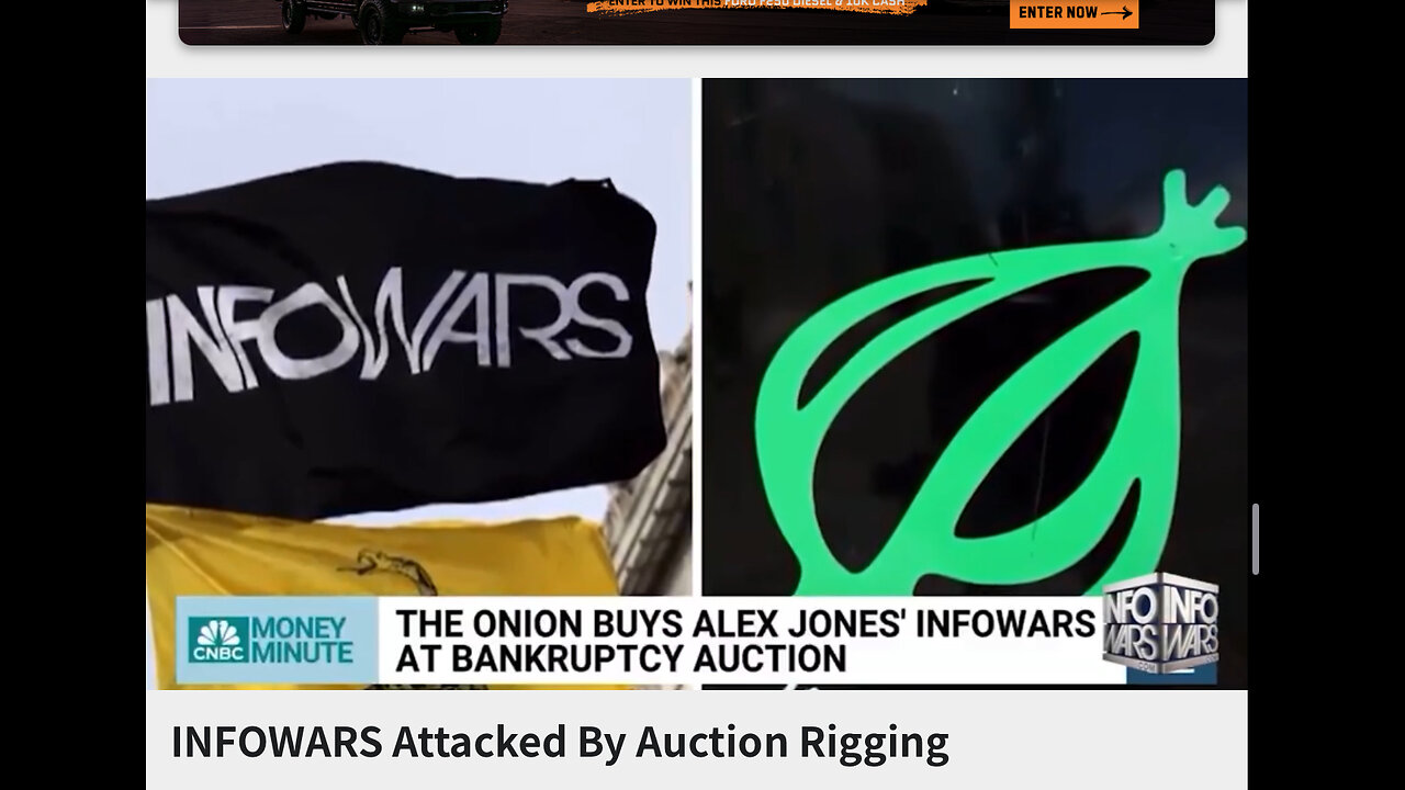 INFOWARS Attacked By Auction Rigging