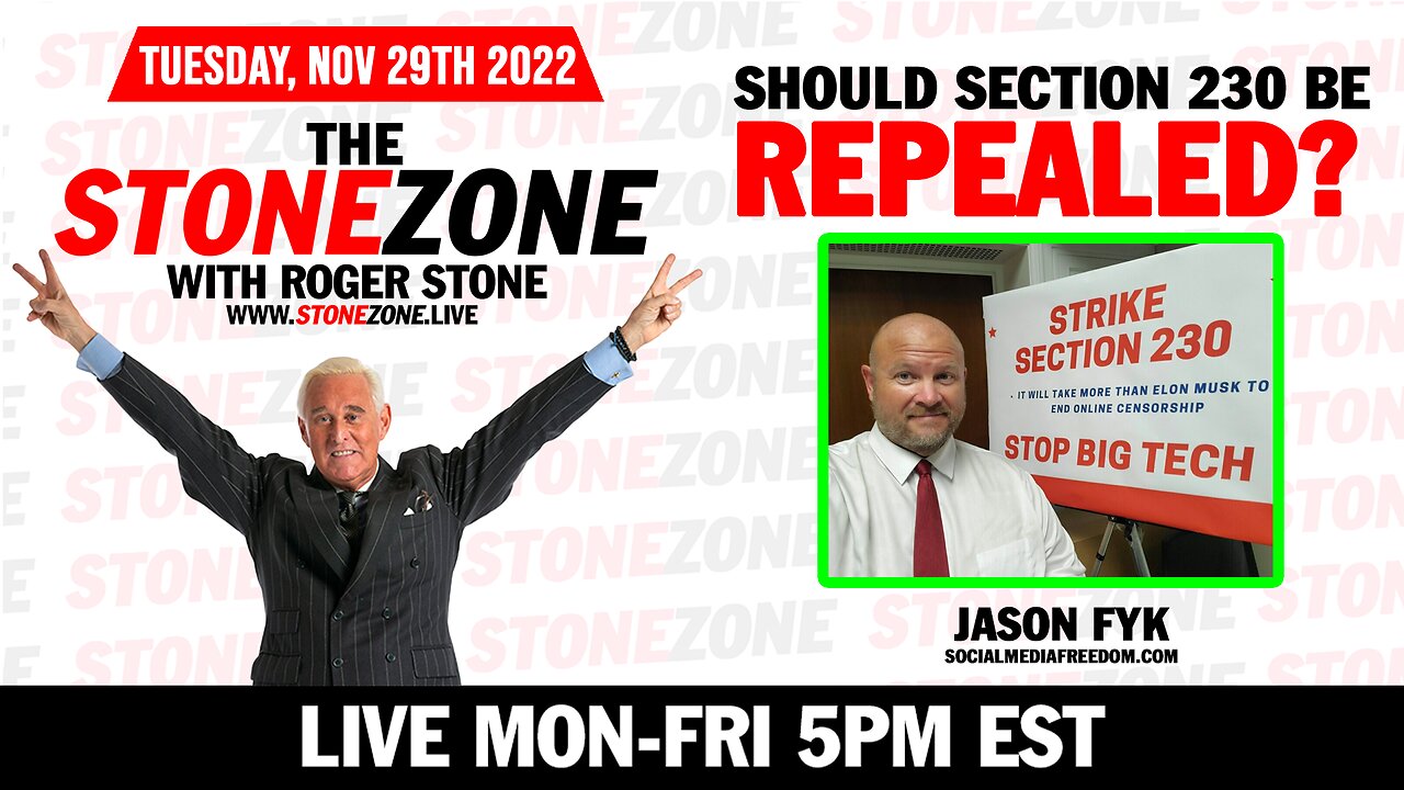 The Battle Against Internet Censorship, Is There Hope? The StoneZONE with Roger Stone