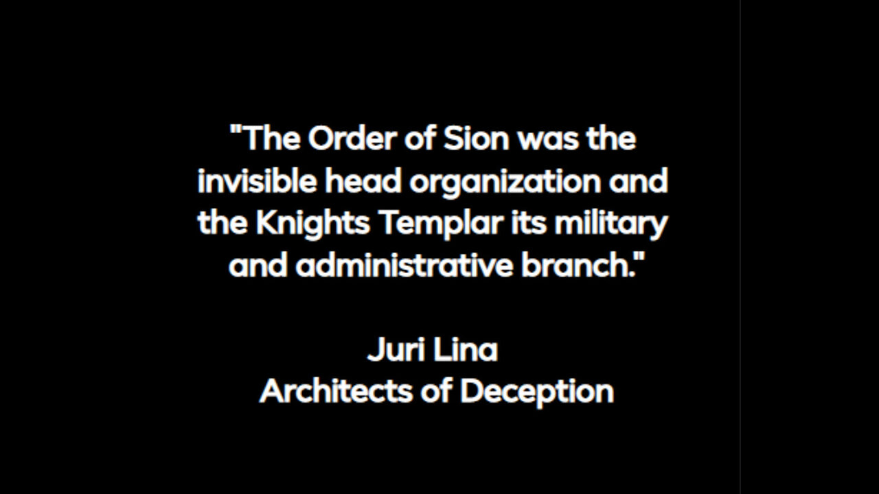 THE PRIORY OF SION (The Secret History Hidden By The Jew & Jesus Haters & Today's Zionism) A King Street News Production