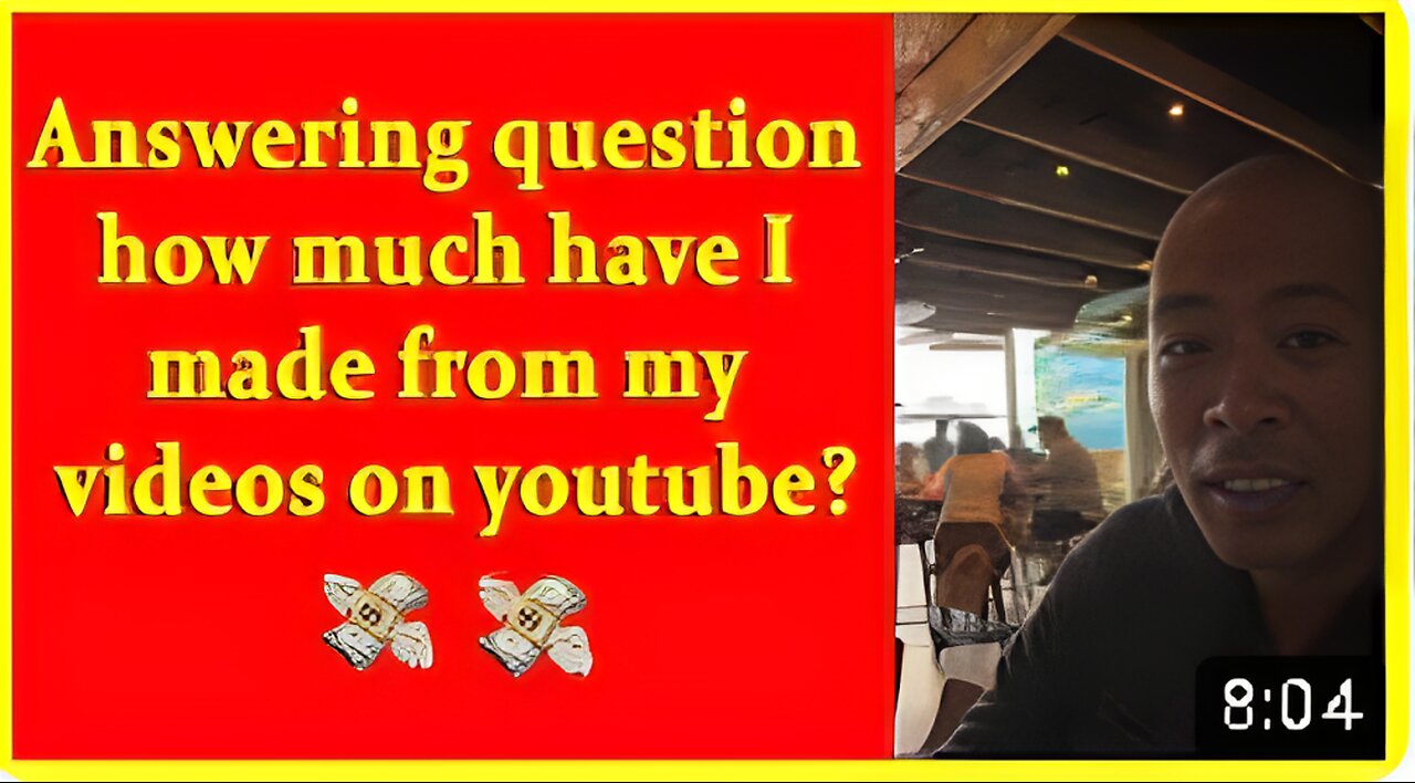 Answering question how much have I made from my videos on youtube?