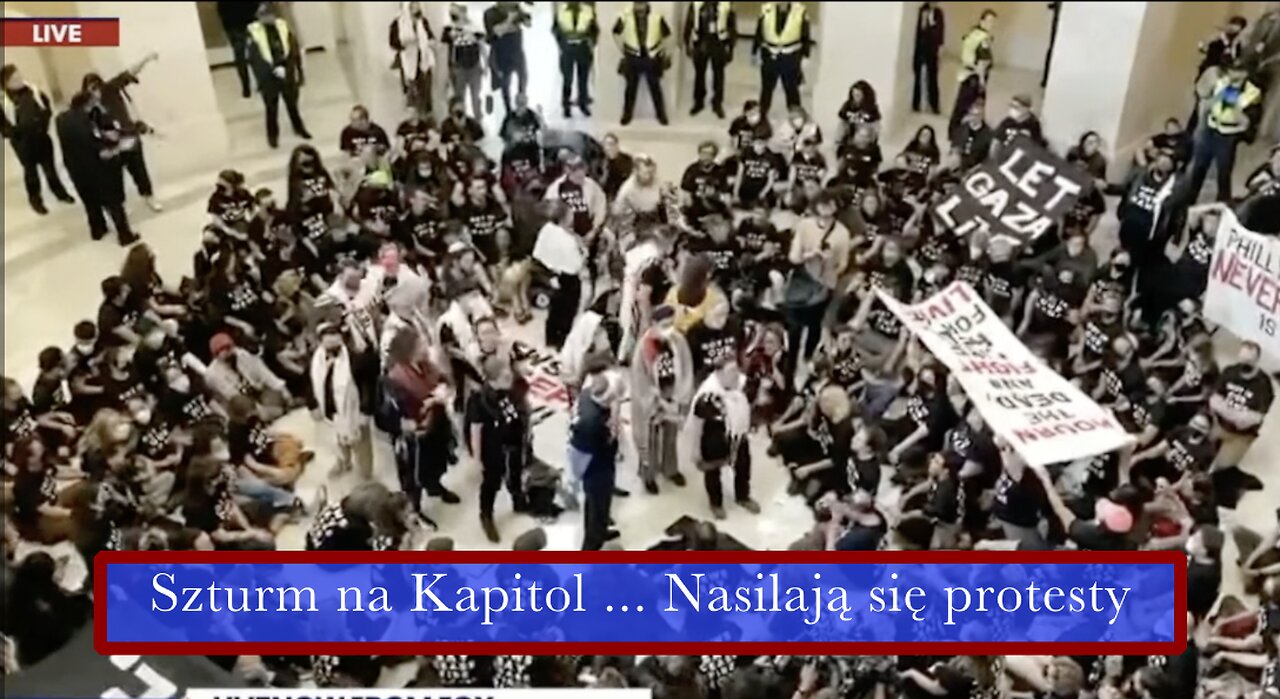 Video thumbnail: Szturm na Kapitol. Nasilają się protesty Szturm na Kapitol. Nasilają się protesty