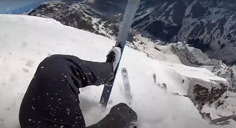 Skier Miraculously Survives 1600 Foot Fall ⛷️