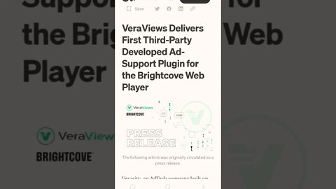 VERAVIEWS OFFICIAL PLUGIN FOR BRIGHTCOVE #verasity #vra #cryptoinvesting #cryptocurrency #altcoin