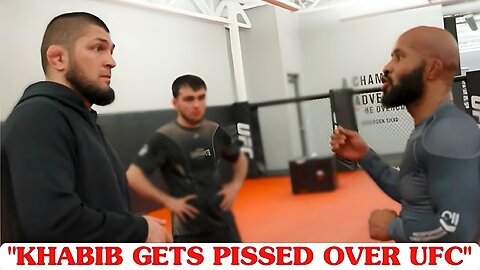 Khabib Gets Pissed Over UFC Robbing Mighty Mouse's Belts!