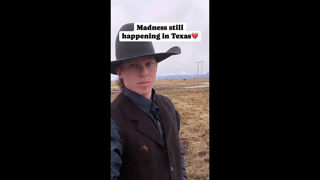 An American cattle rancher provides an update following the Texas fires: