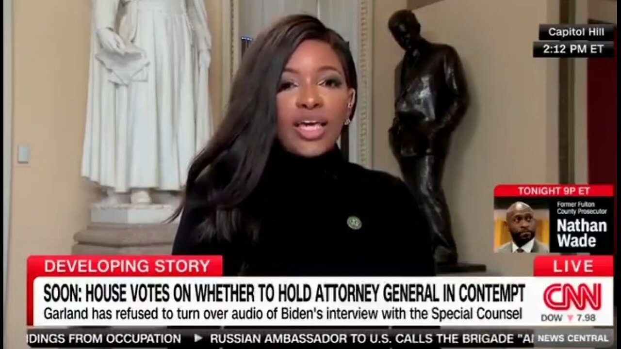 Rep Jasmine Crockett's Bizarre Reason Why AG Won't Release Hur/Biden Audio