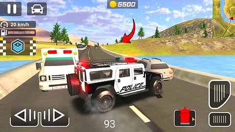 HD police vs gari game #593 police Gameplay Best Car Games Drift Gari Driving 2023 Android