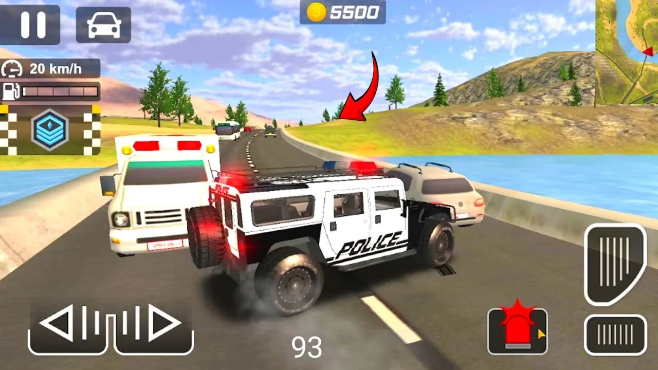 HD police vs gari game #593 police Gameplay Best Car Games Drift Gari Driving 2023 Android