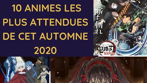 10 animes les plus attendues de cet Automne 2020