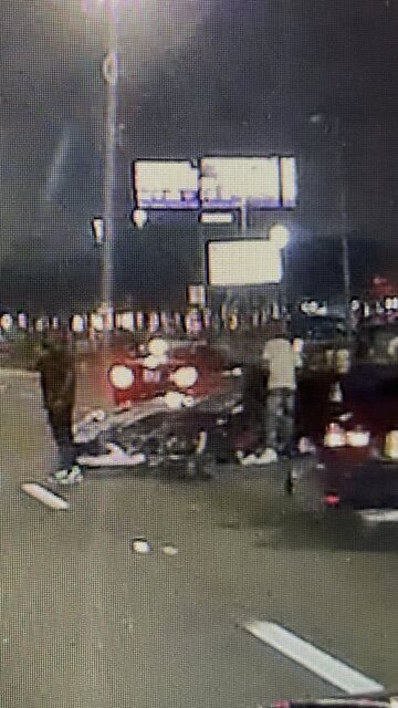 Caught on dashcam That WAS a corvette driver fail