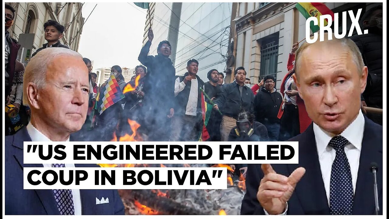 US Coup Bid In Bolivia Over Lithium? Bolivia President's Warning Months Before Showdown With General