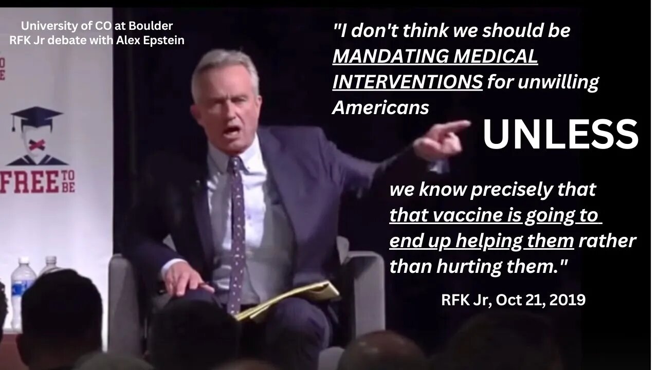 RFK Jr. Supporters Need to ANSWER this QUESTION