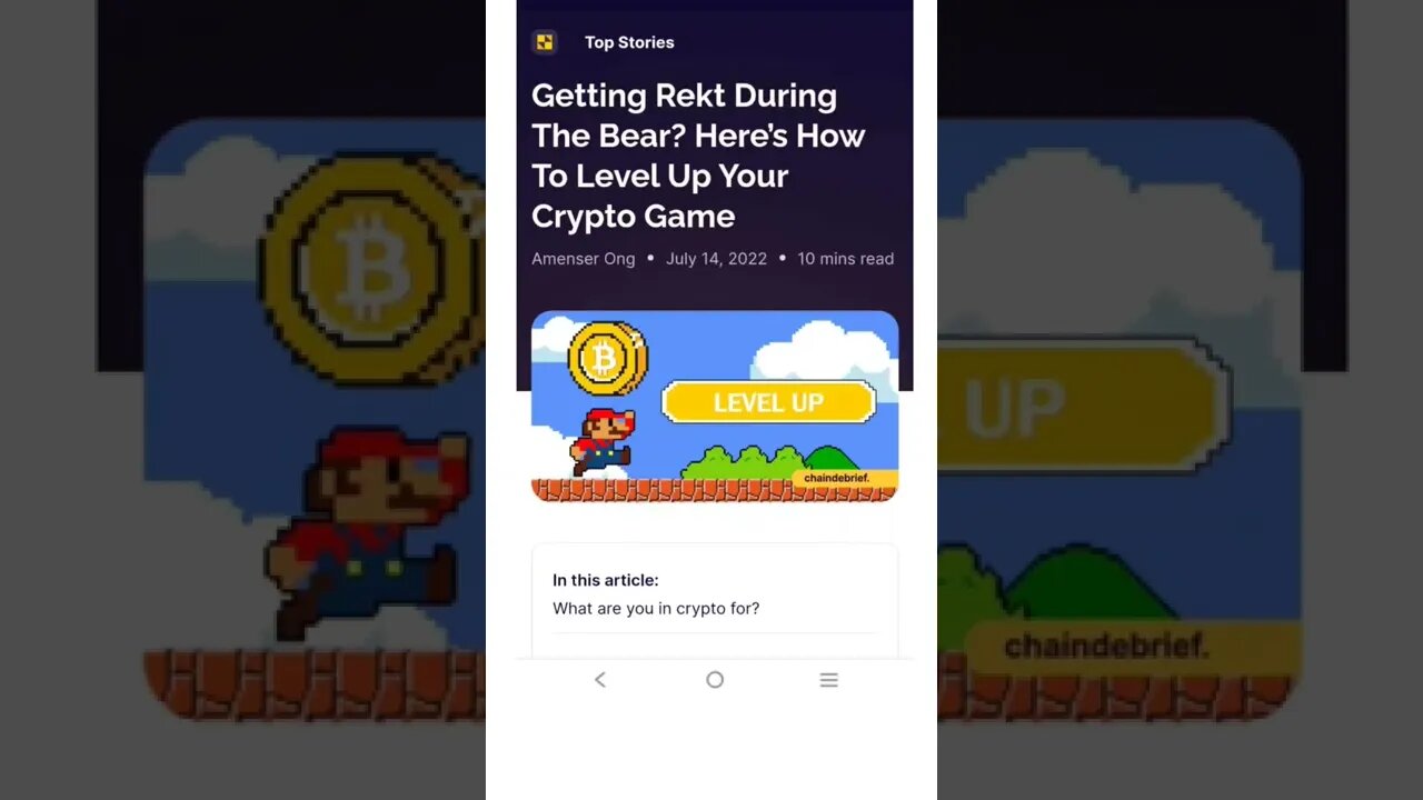 Getting Rekt During The Bear? #cryptomash #cryptomashnews #cryptonews #viralvideo2022 #ytshorts