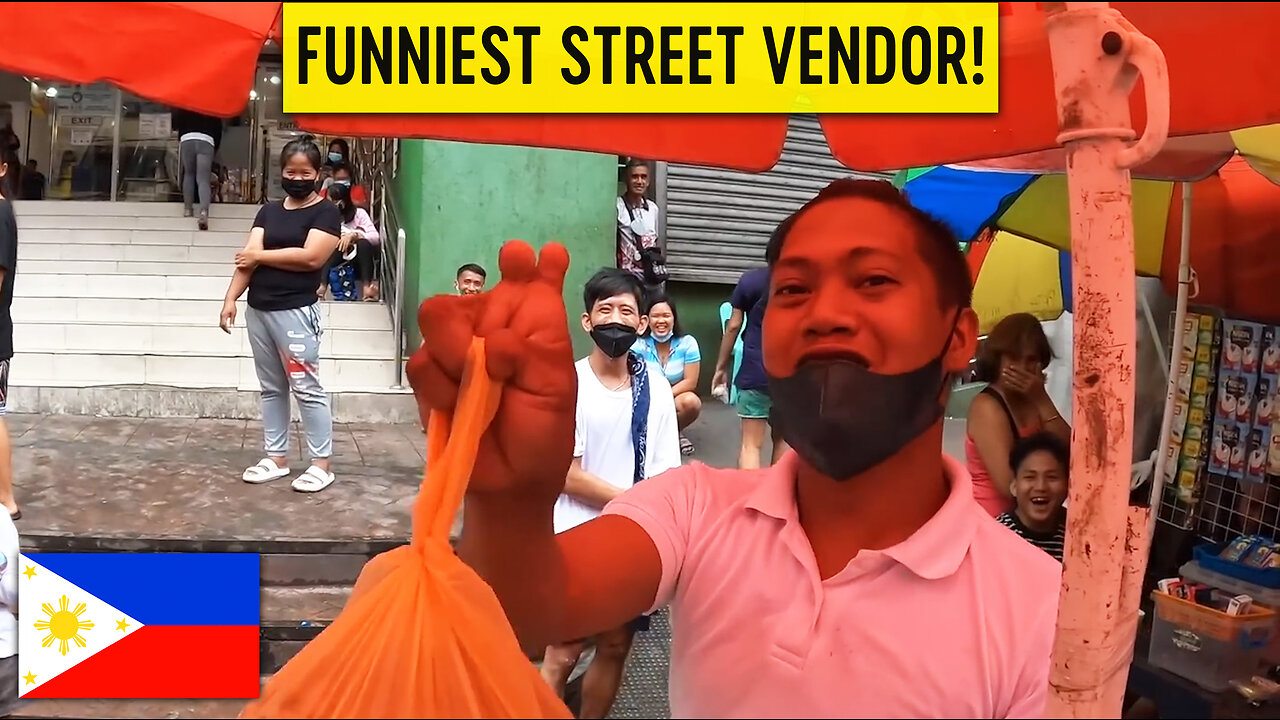 FUNNIEST Street Vendor in Philippines! 🇵🇭