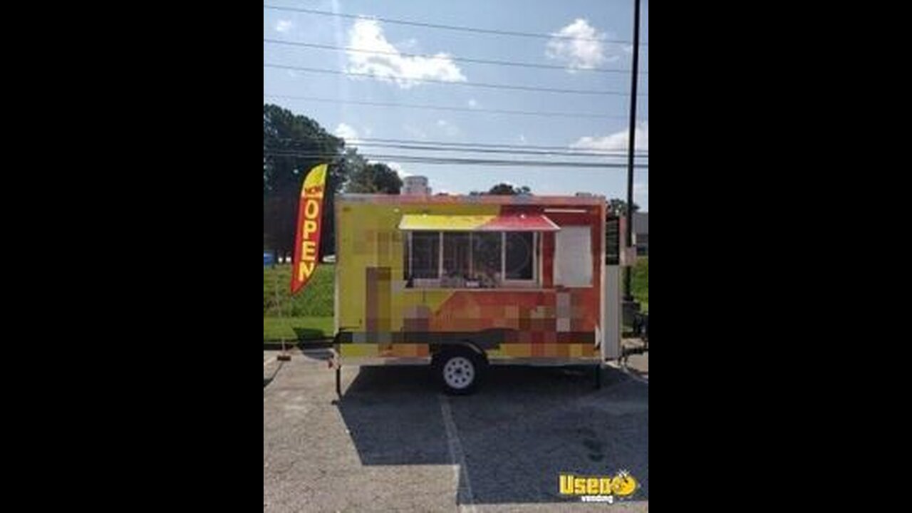 Like-New - 2022 8' x 12' Kitchen Food Concession Trailer with Pro-Fire Suppression for Sale