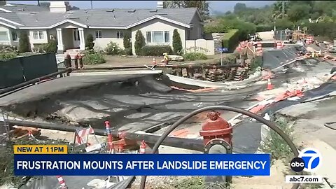 Rancho Palos Verdes residents voice frustration amid landslide crisis