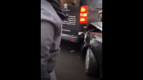 Woman crashes hit and run