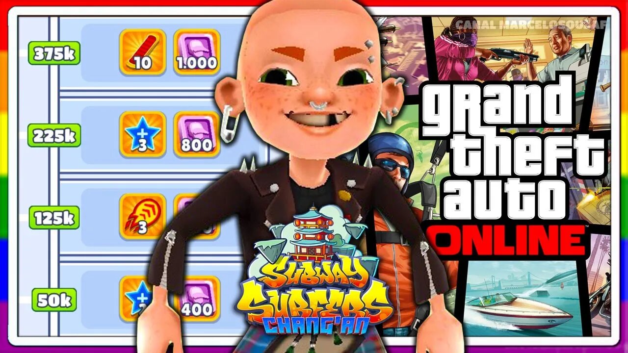 Subway Surfers Chang'an | Adeus GTA 5 Online | Desafio Diário com Callum