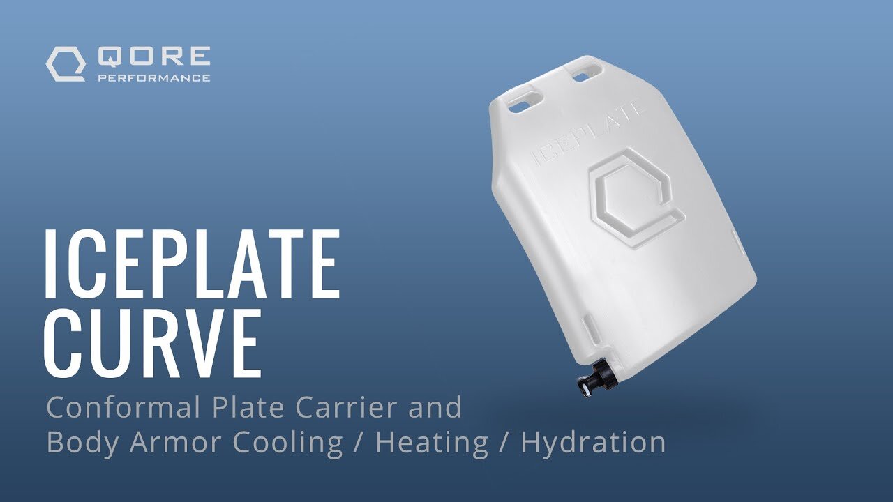 Introducing IcePlate® Curve: conformal cooling & heating water bottle shaped like armor