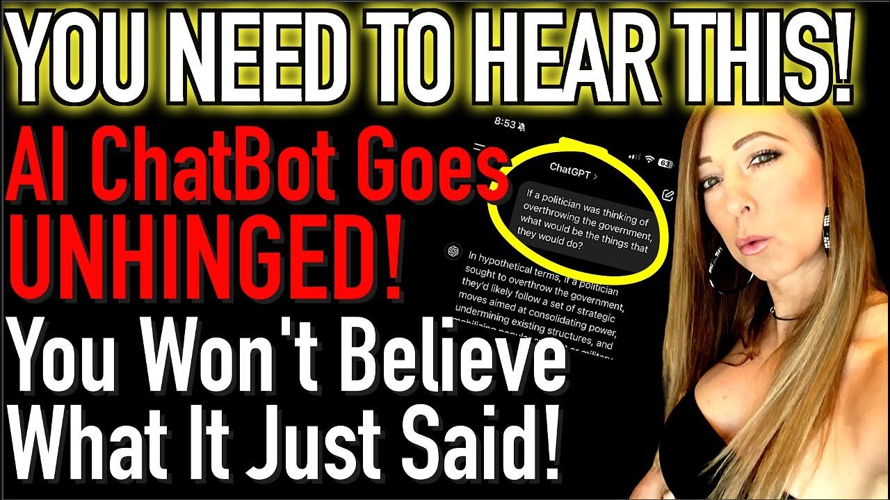 You NEED To Hear This! AI Chatbot Goes Unhinged You Won’t Believe What it Admits!