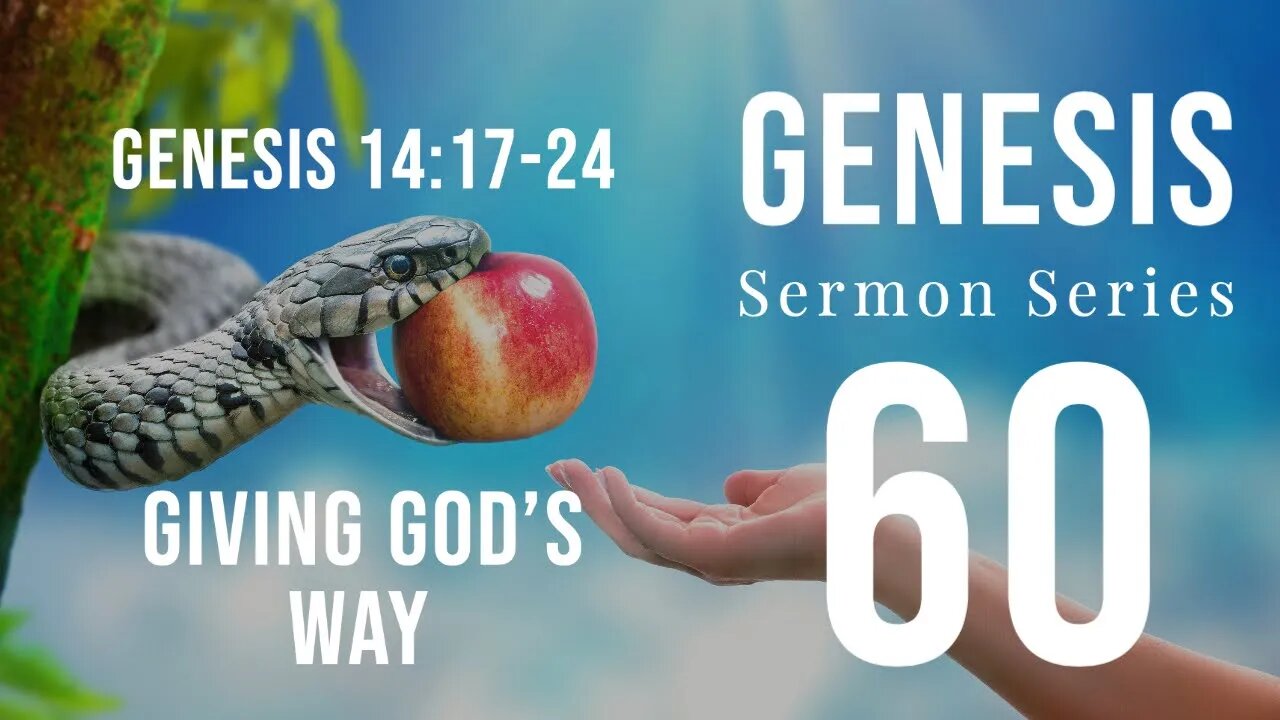 Genesis Sermon Series 60. GIVING GOD’S WAY. Genesis 14:17-24. Dr. Andy Woods