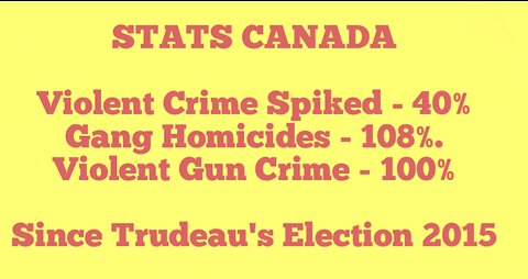 Justin Trudeau's - Bail for Violent Crime Policy...