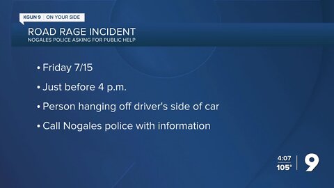 Nogales Police Department investigating road rage incident