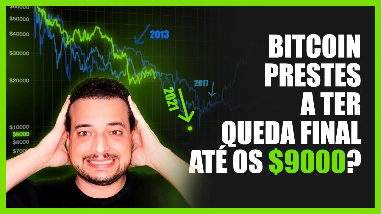 BITCOIN pronto pra QUEDA FINAL até os $9000 ?