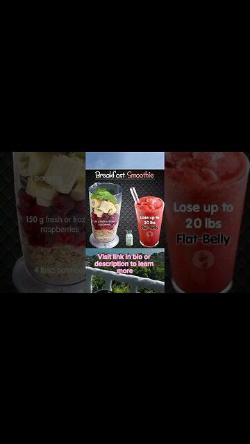 Morning Boost: Quick & Delicious Breakfast Smoothie Recipe | Delicious Breakfast Smoothie #shorts