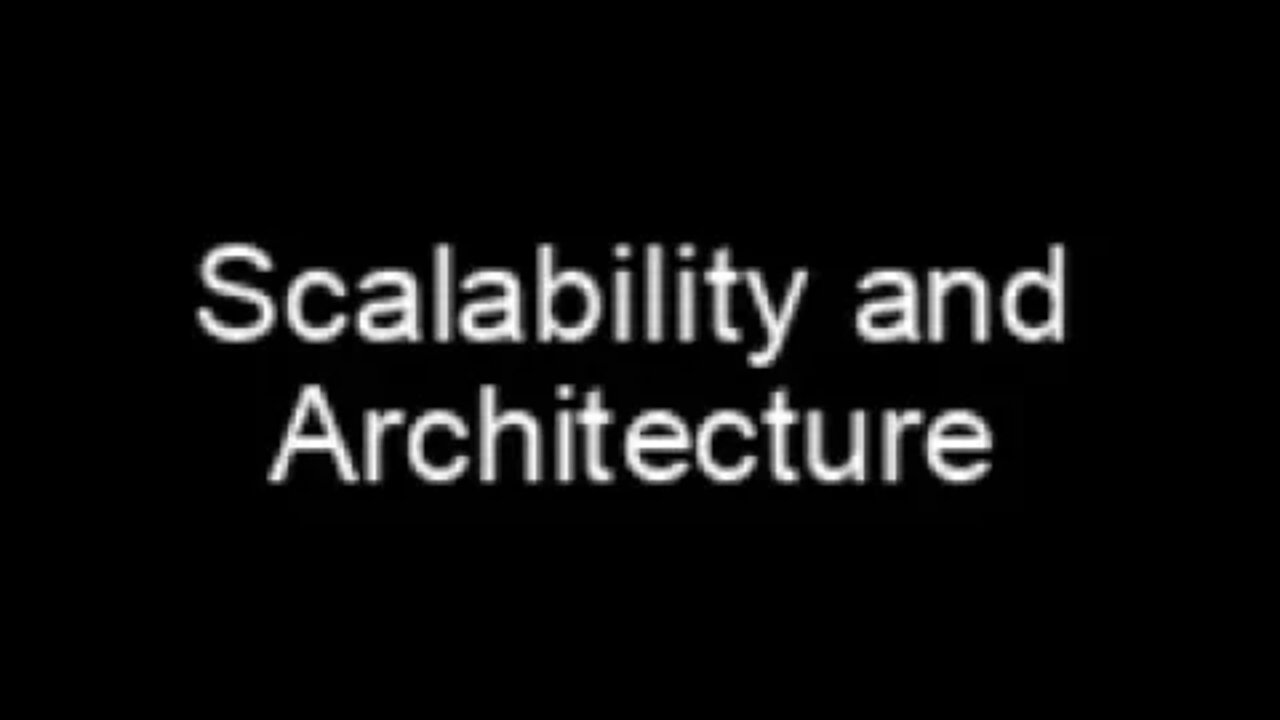 Scalability System Architecture