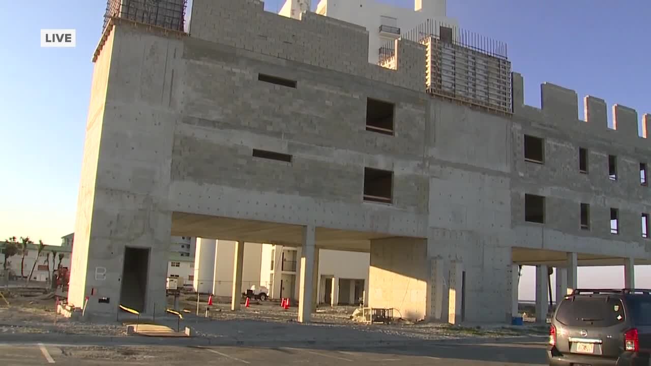 Gulfside Twelve construction progressing on Fort Myers Beach