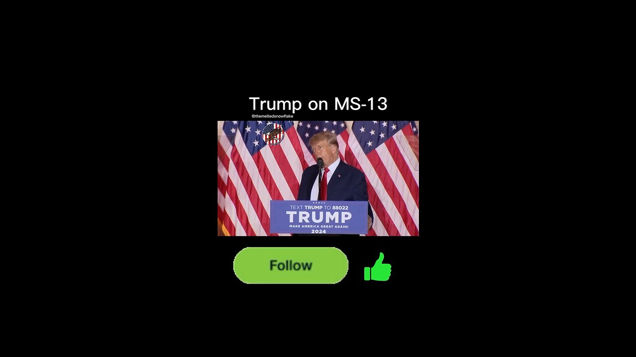 Trump on MS-13