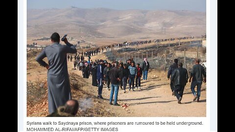 Syrian Prisoner Roundup: Genocide Joe & BiBi send Christians to Death Camps.