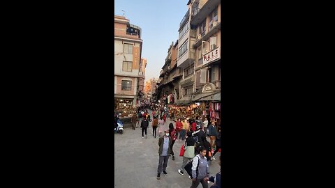 500 years old market in Nepal. ASAN MARKET