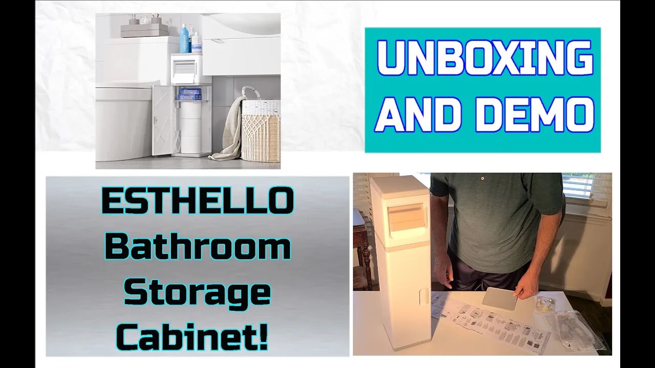 Neat Item Assembling the ESTHELLO Bathroom Storage Cabinet