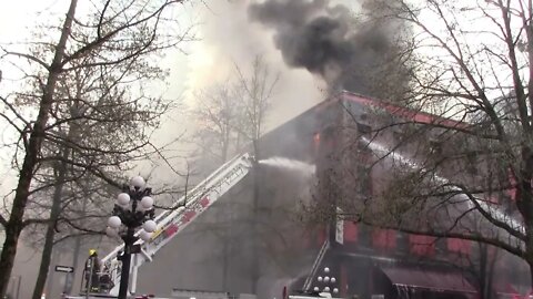 Gastown huge fire Vancouver