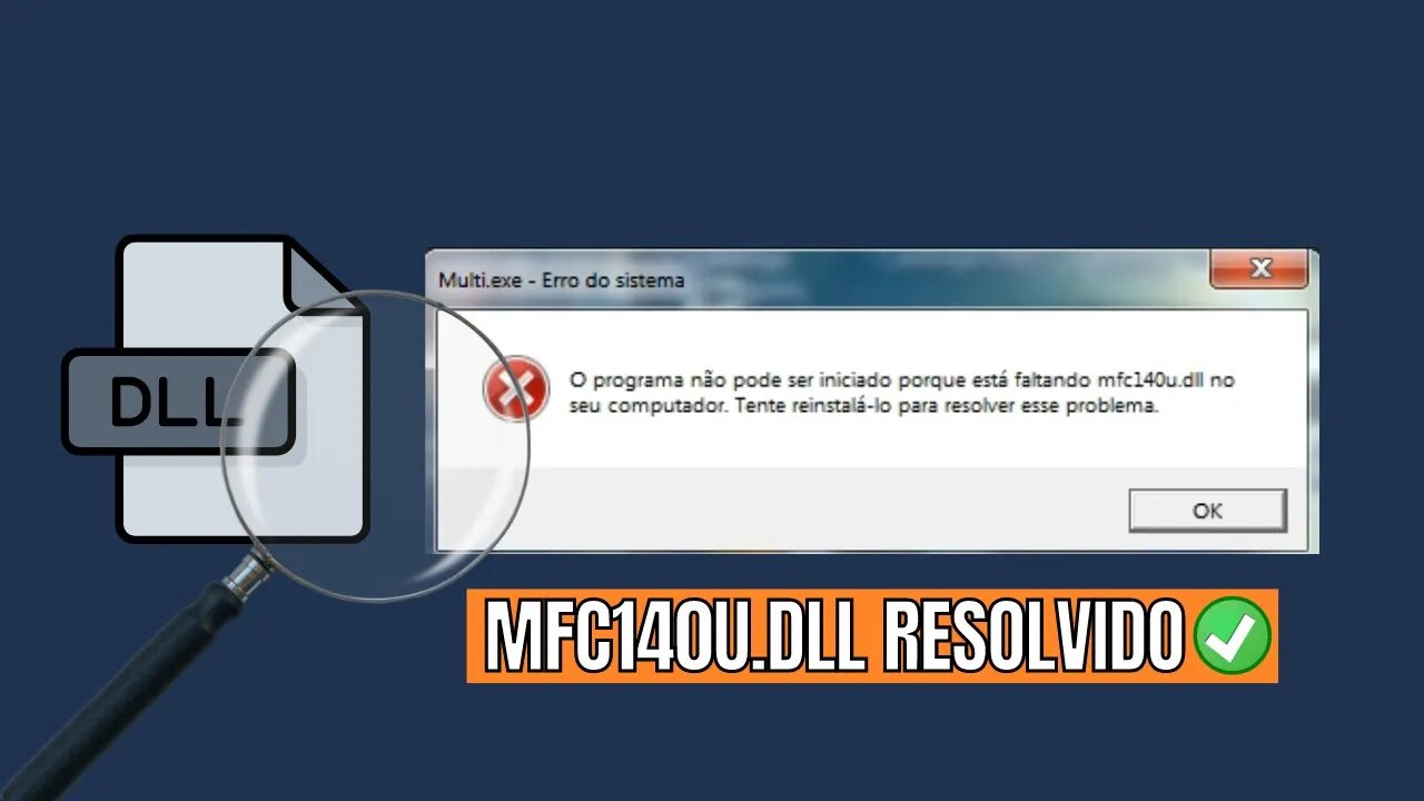 [Resolvido] Esta faltando mfc140u.dll no seu computador