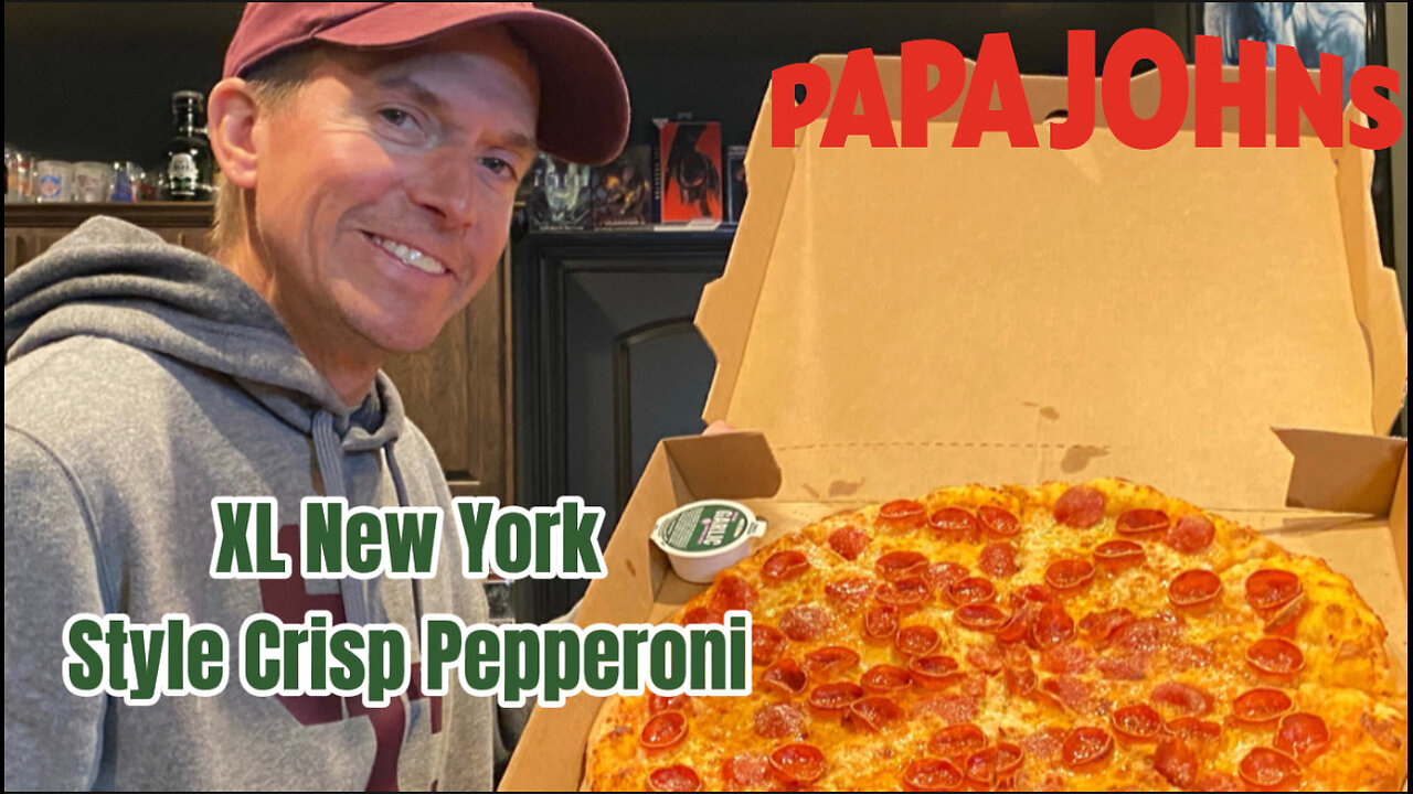 Papa Johns XL New York Style with Cupped Pepperoni's