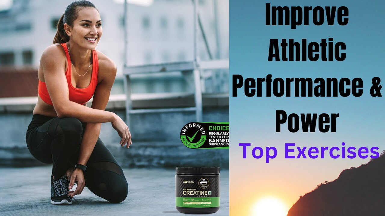 Exercises To Improve Athletics Performance, Speed and Powers / Best Supplement