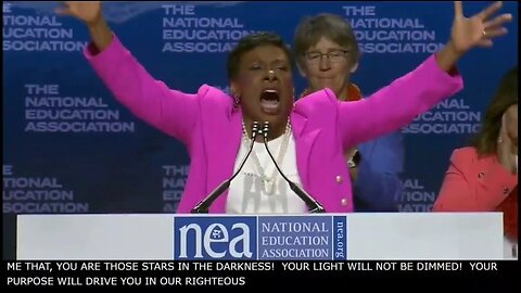 NEA President Screams Like A Lunatic