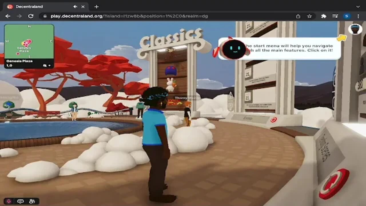 DECENTRALAND My First Time Entering the METAVERSE!! | Where do I start?