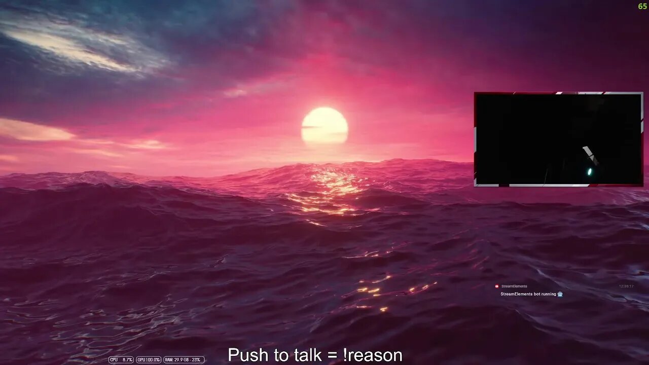 Test stream | Push to talk = !reason