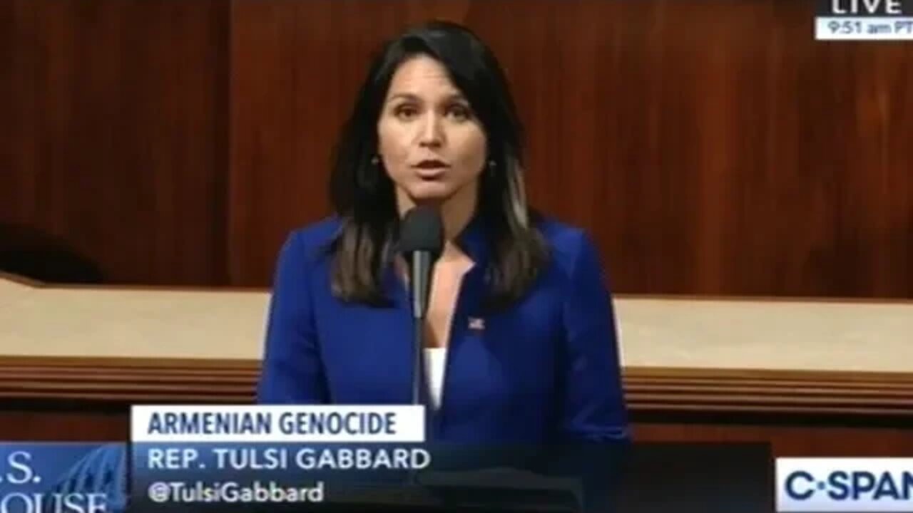 Tulsi Gabbard "Turkey Which Denies Genocide Has No Fear Of Committing Again!"